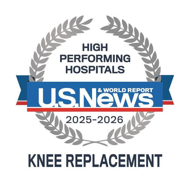 ortho knee replacement award logo