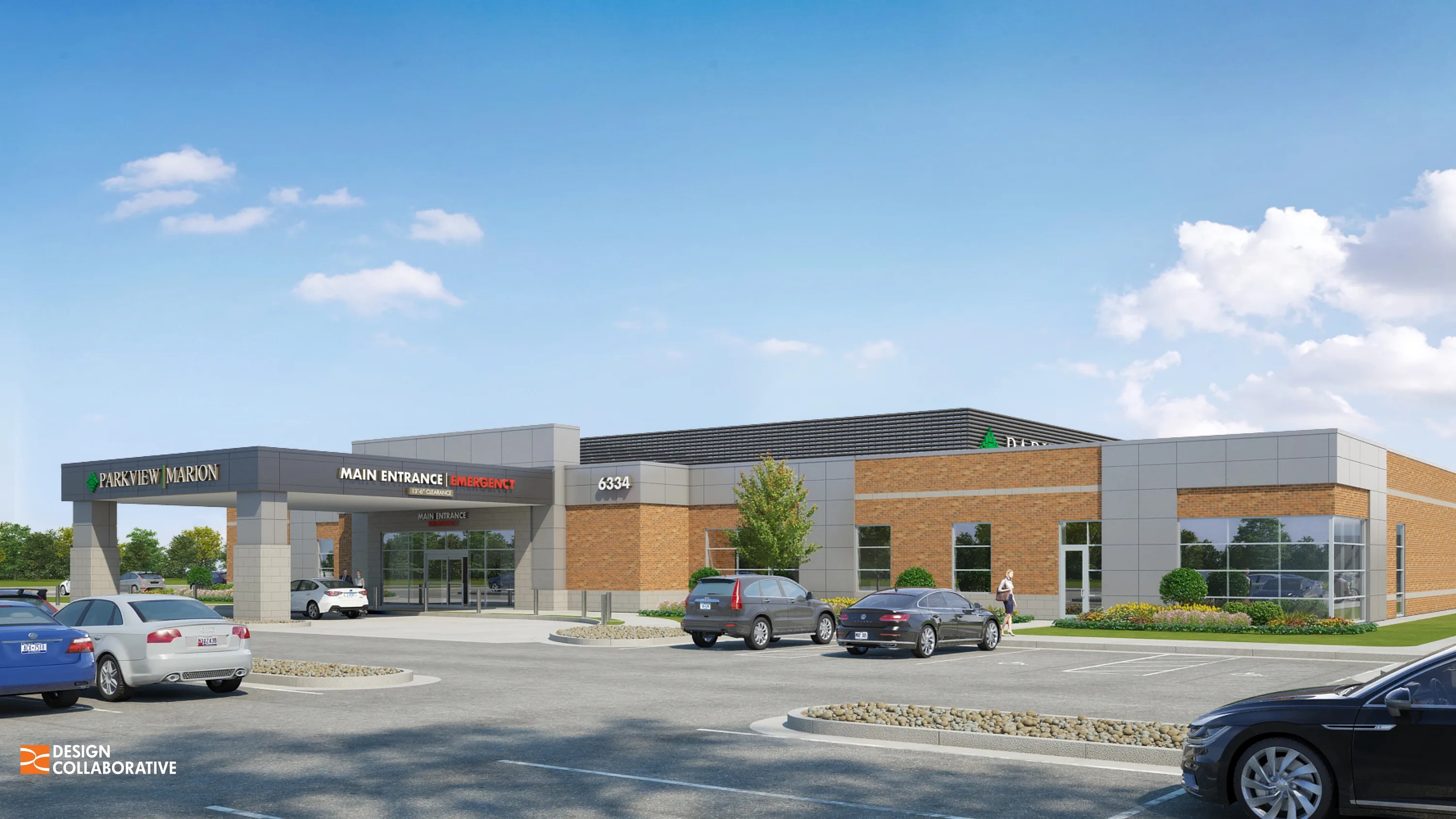 Rendering of the future Parkview Marion facility