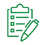 clipboard and pen icon